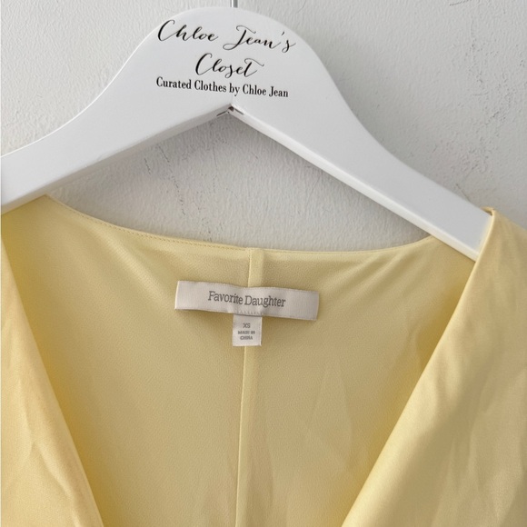 FAVORITE DAUGHTER Column Dress in Yellow XS - Picture 5 of 7